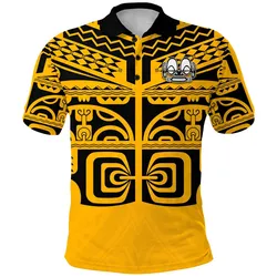 Marquesas Islands Polo Shirt - Marquesas Tattoo Version 02 LT13