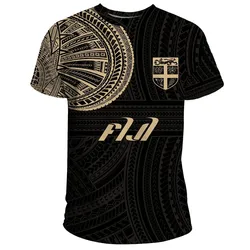 Fiji T-Shirt Polynesian Tattoo Style A31