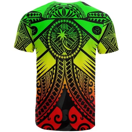 Chuuk Custom Personalised T-Shirts- Reggae Seal with Polynesian Tattoo