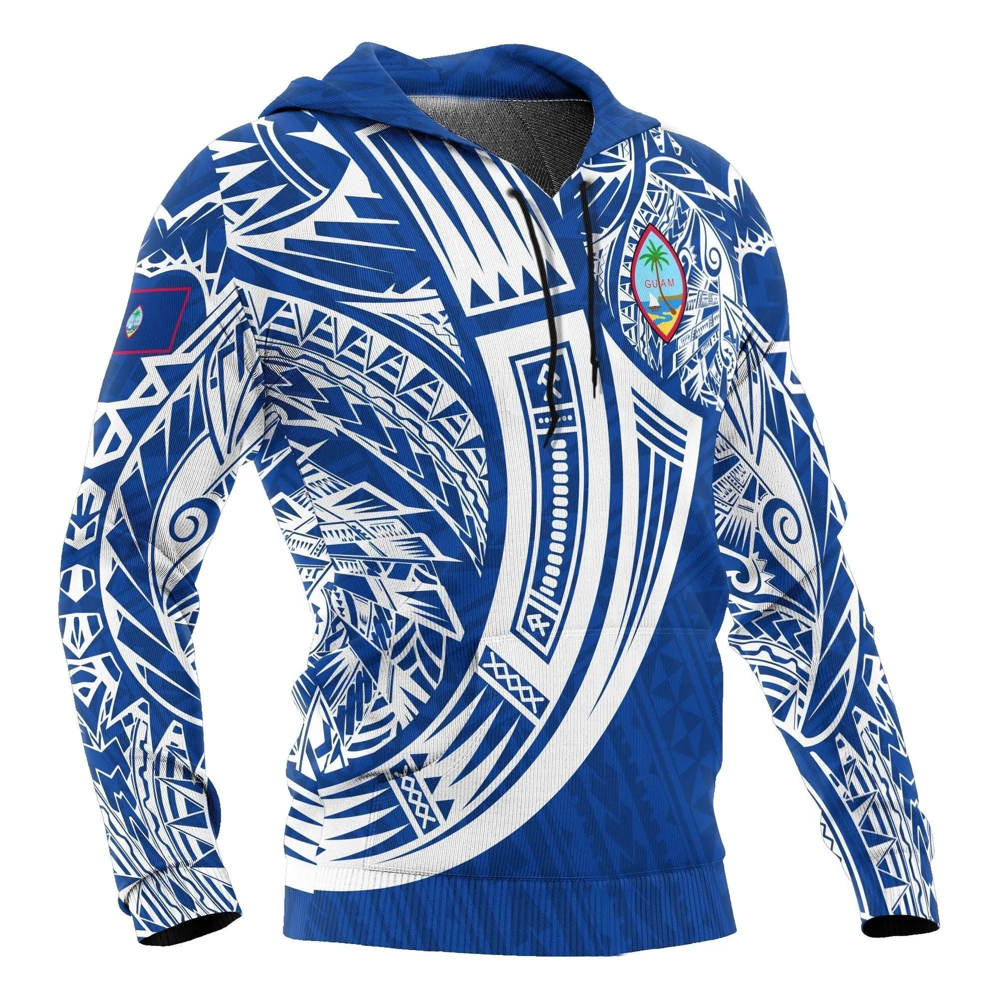 Guam Polynesian Hoodie - Tribal Tattoo