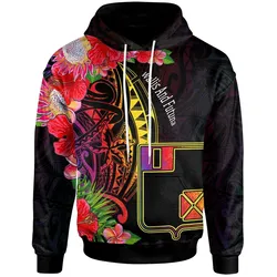 Wallis and Futuna Hoodie - Tropical Hippie Style