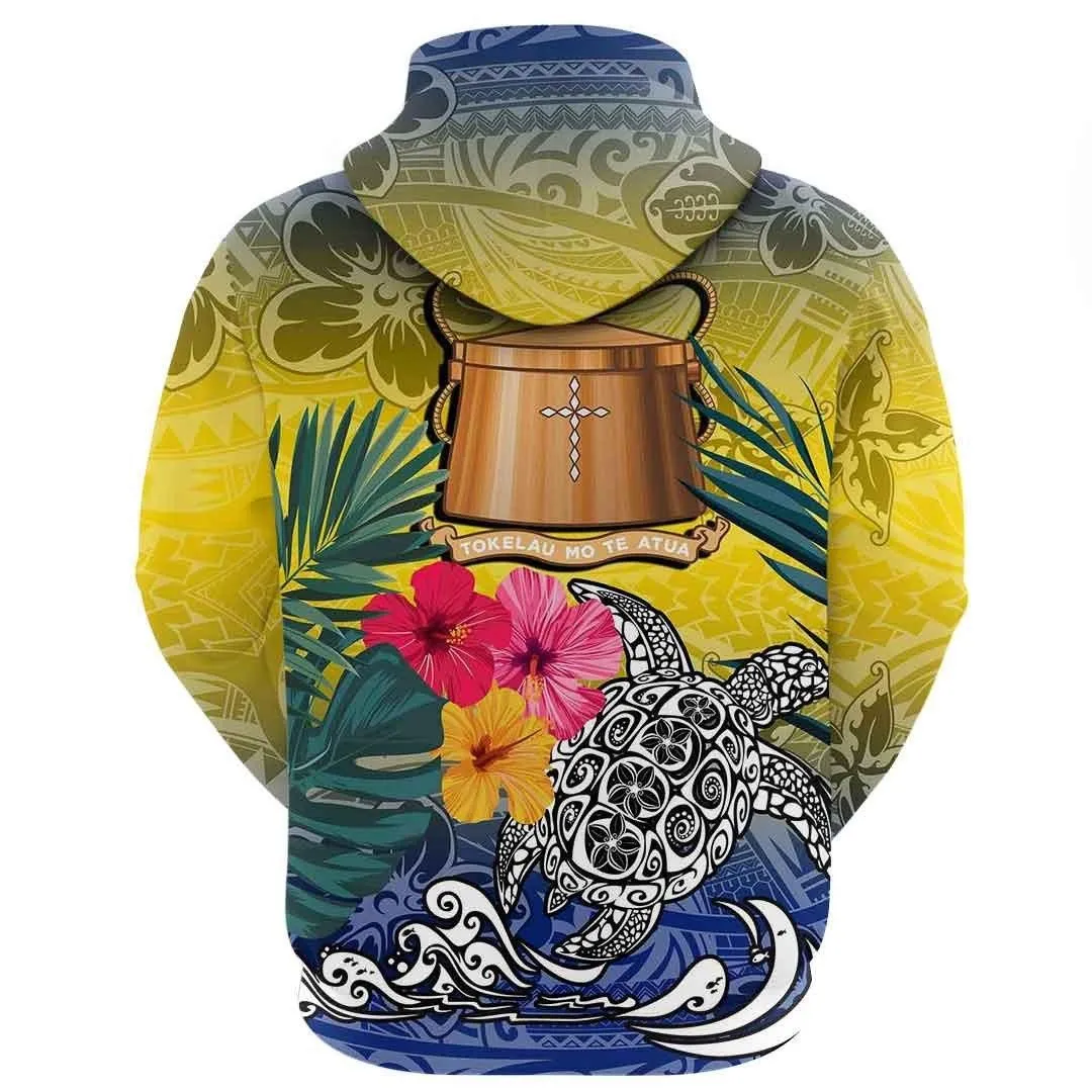 Alohawaii Clothing - Tokelau Style Polynesian Tattoo Hoodie A94
