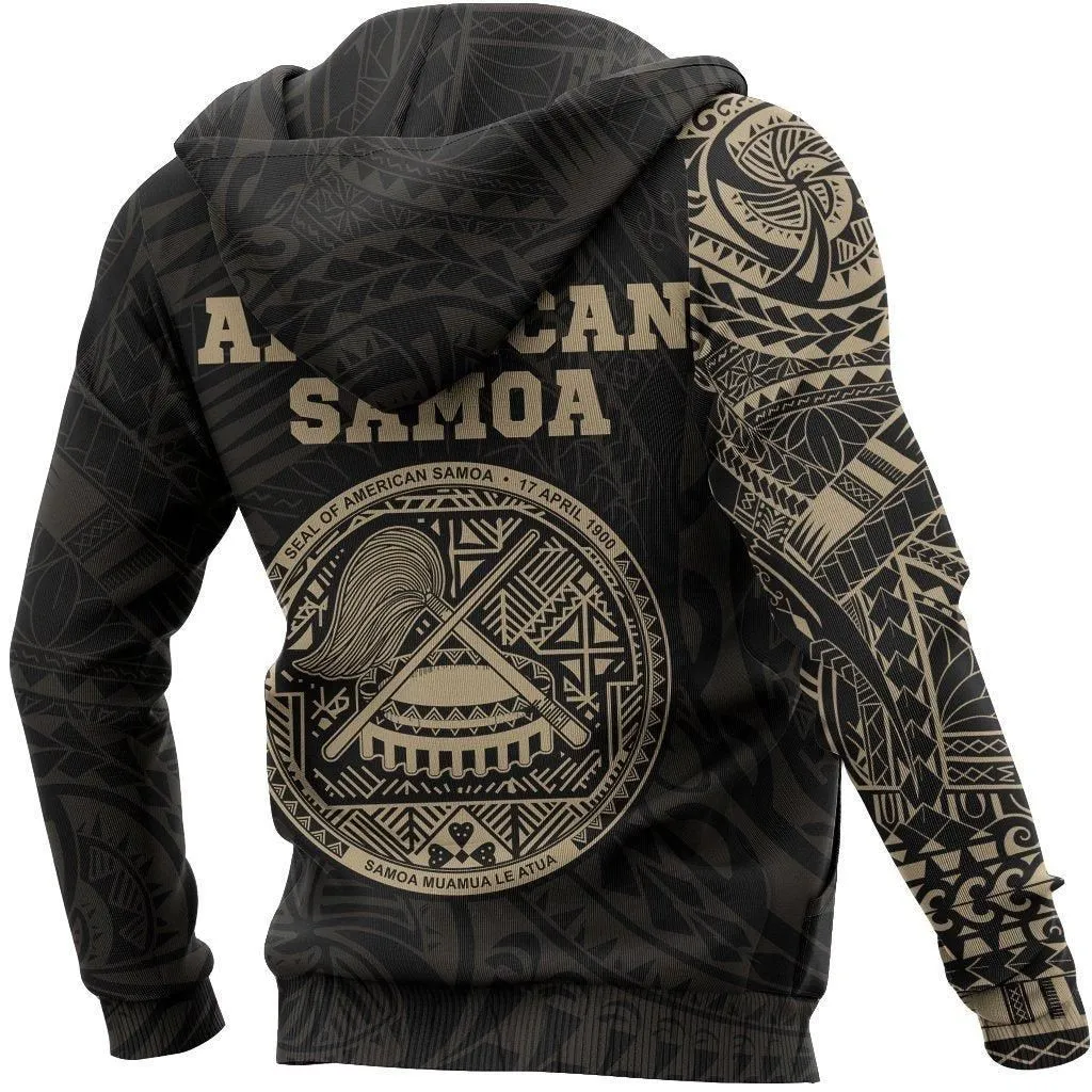 American Samoa Hoodie Tattoo Style Version 2.0