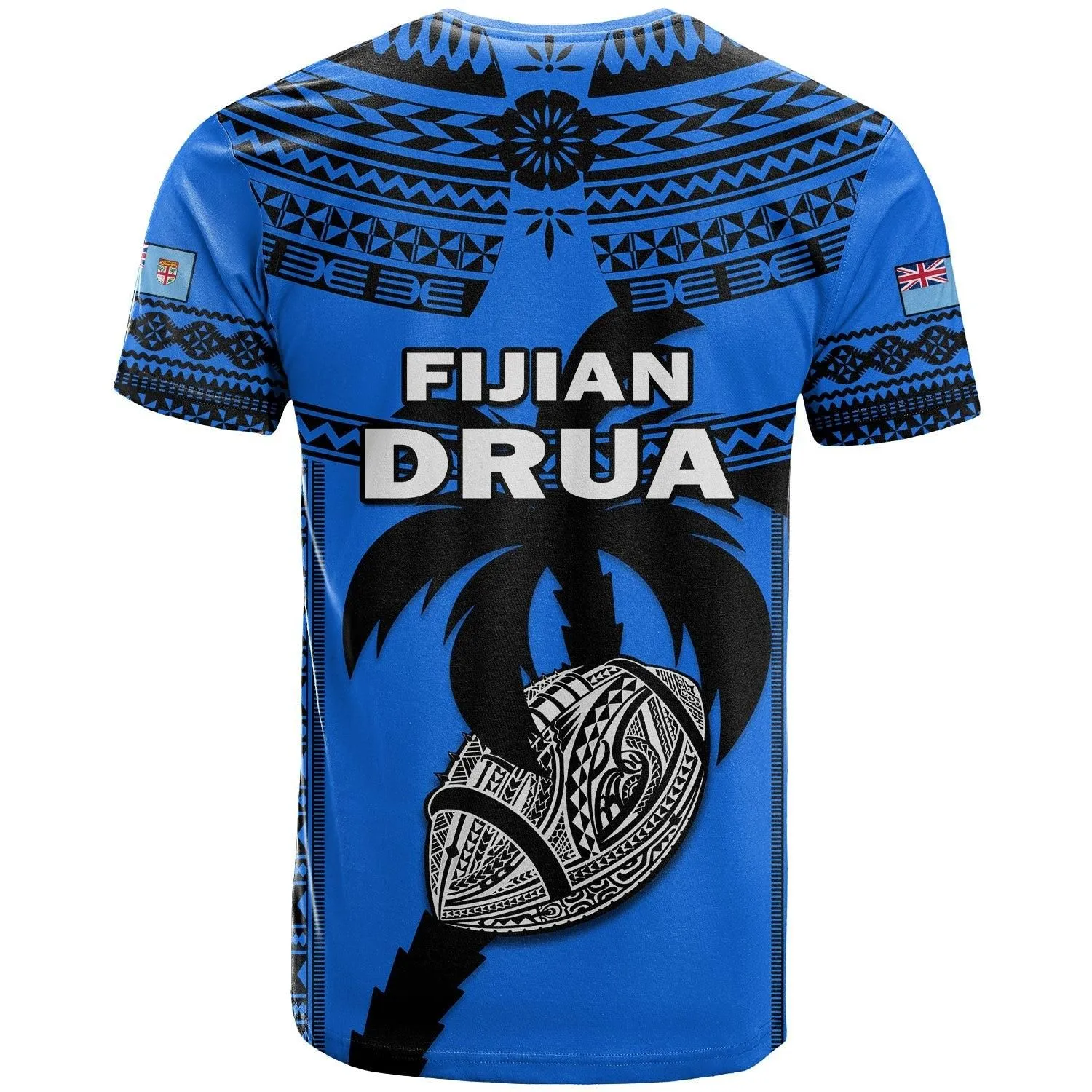 Fiji Rugby T Shirt Fijian Drua Super Polynesian Special Tapa Pattern LT14