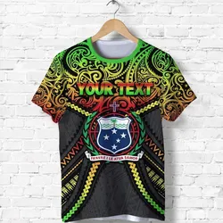 (Custom Personalised) Samoa T Shirt Polynesian Tattoo Seashore