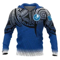 Yap Micronesia Hoodie - Tattoo Pattern