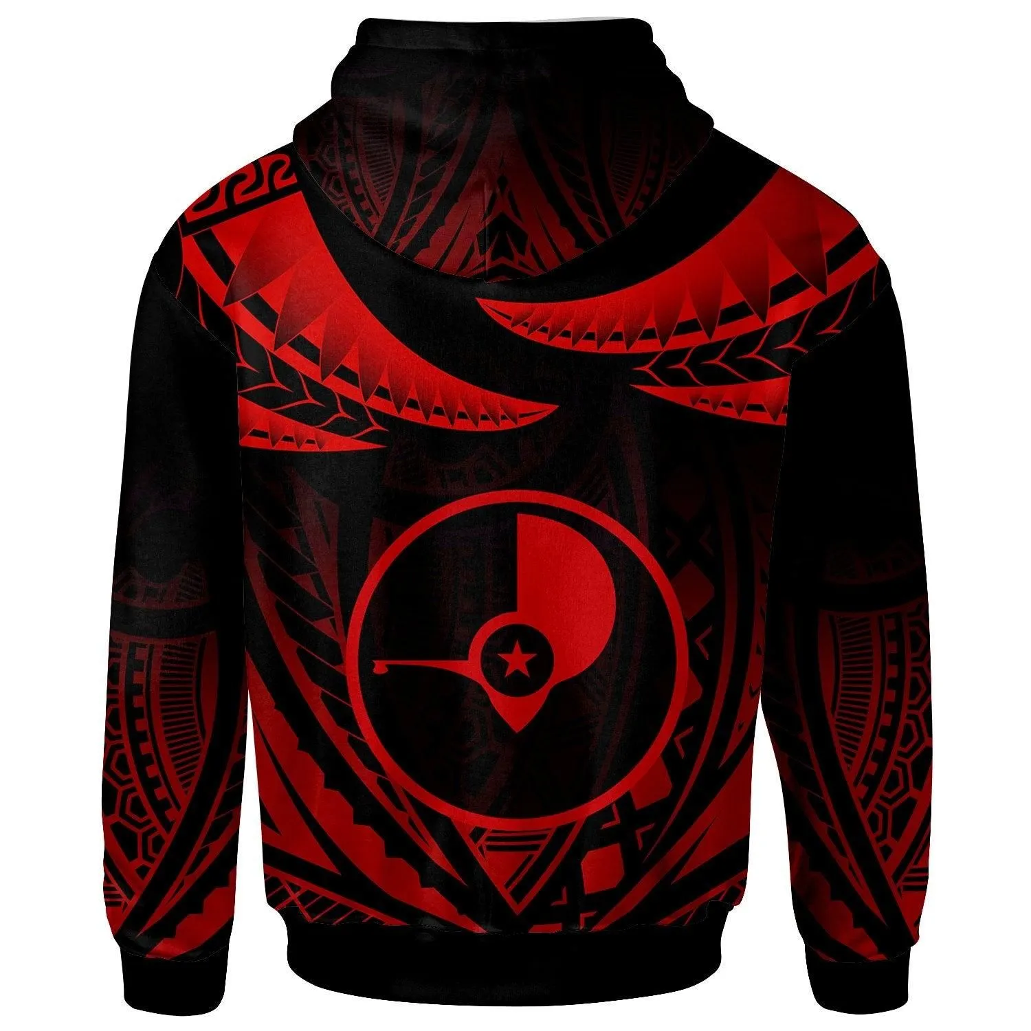 Yap Hoodie - Polynesian Tribal Tattoo