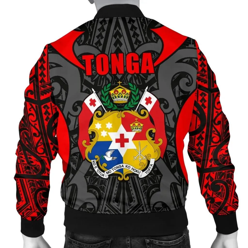 Tonga Jacket - Kingdom of Tonga Men's Bomber J0