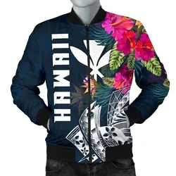 Polynesian Hawaii Mens Bomber Jacket - Summer Vibes