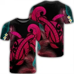 Alohawaii Tee - Hawaii Turtle Polynesian Tropical T-shirt Ghia Style Pink - AH - J4R