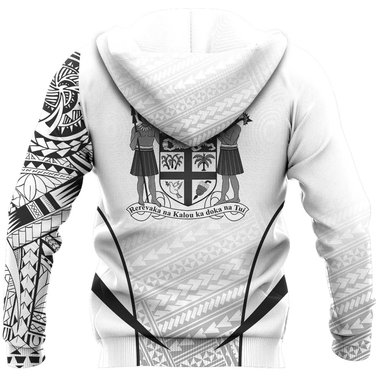 Fiji Hoodie - Fiji Flag Polynesian Tattoo Special