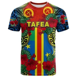 Vanuatu Tafea And Hibiscus T Shirt  LT6