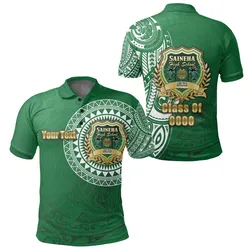 (Custom Personalised) Saineha Tonga Polo Shirt Tattoo Style - Class of LT16