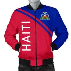 Haiti Mens Bomber Jacket - Curve Version