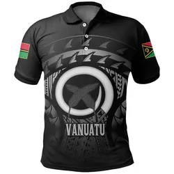 Alohawaii Shirt - Polo Shirt Vanuatu Turtle Hibiscus (Gray) A02