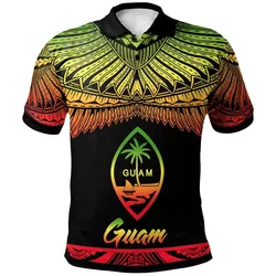 Guam Polynesian Polo Shirt - Poly Tattoo Reggae Version