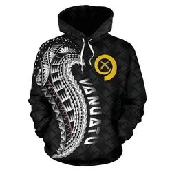 Hoodie Vanuatu, Vanuatu Tattoo Polynesian Wings Style