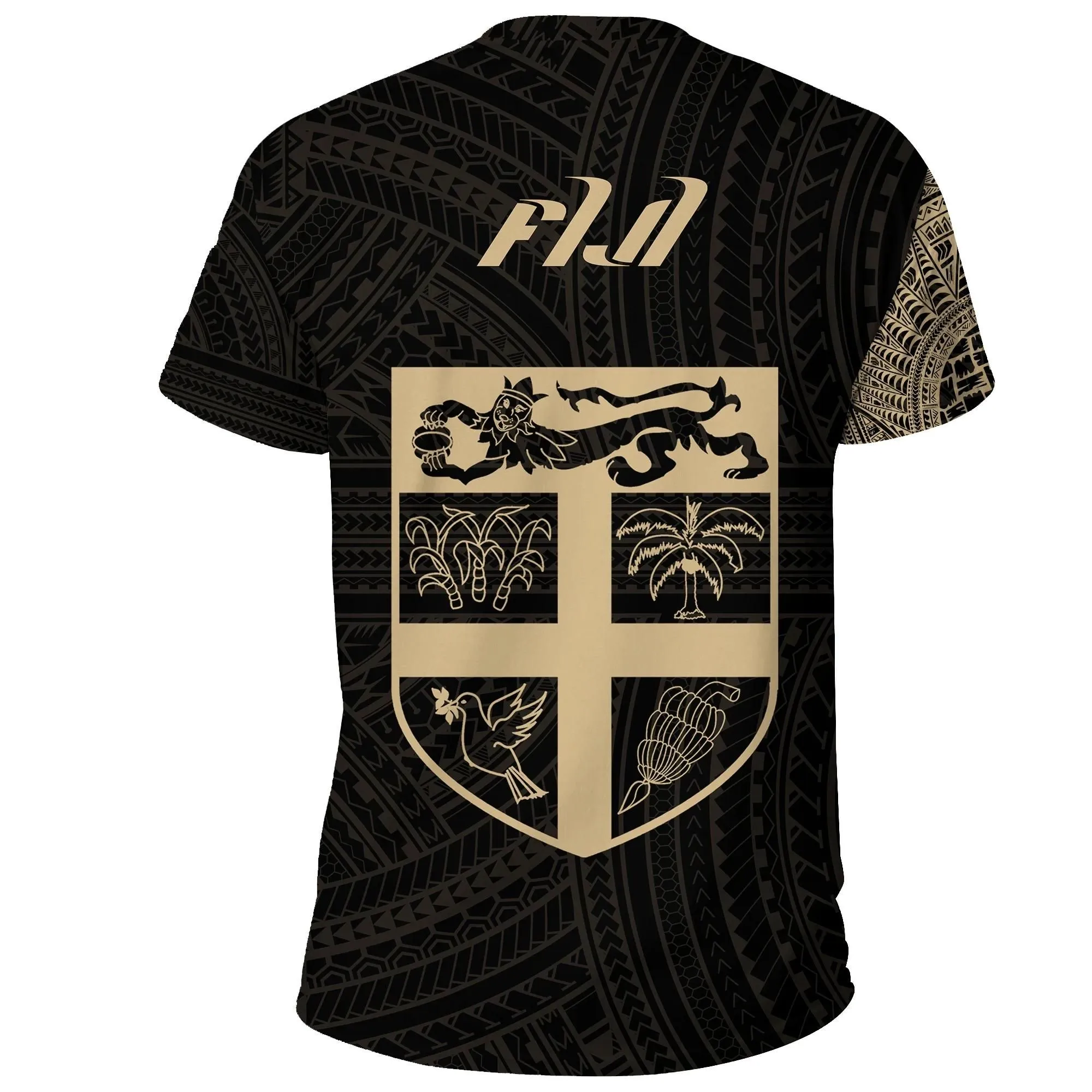 Fiji T-Shirt Polynesian Tattoo Style A31