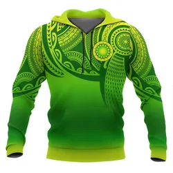 Cook Islands Polynesian Hoodie - Tattoo Pattern