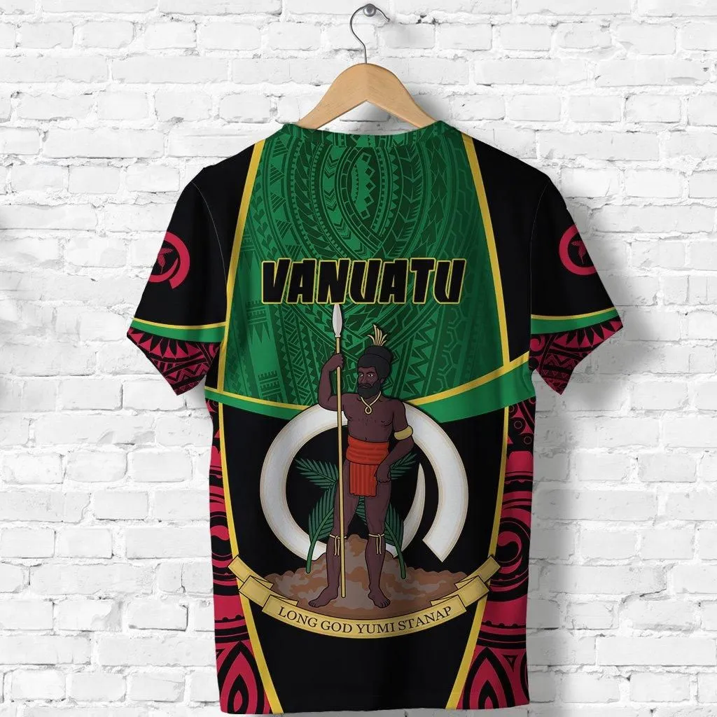 (Custom Personalised) Vanuatu Rugby T shirt Unique Vibes