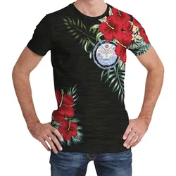 Marshall Islands T shirt Hibiscus (Men/Women)