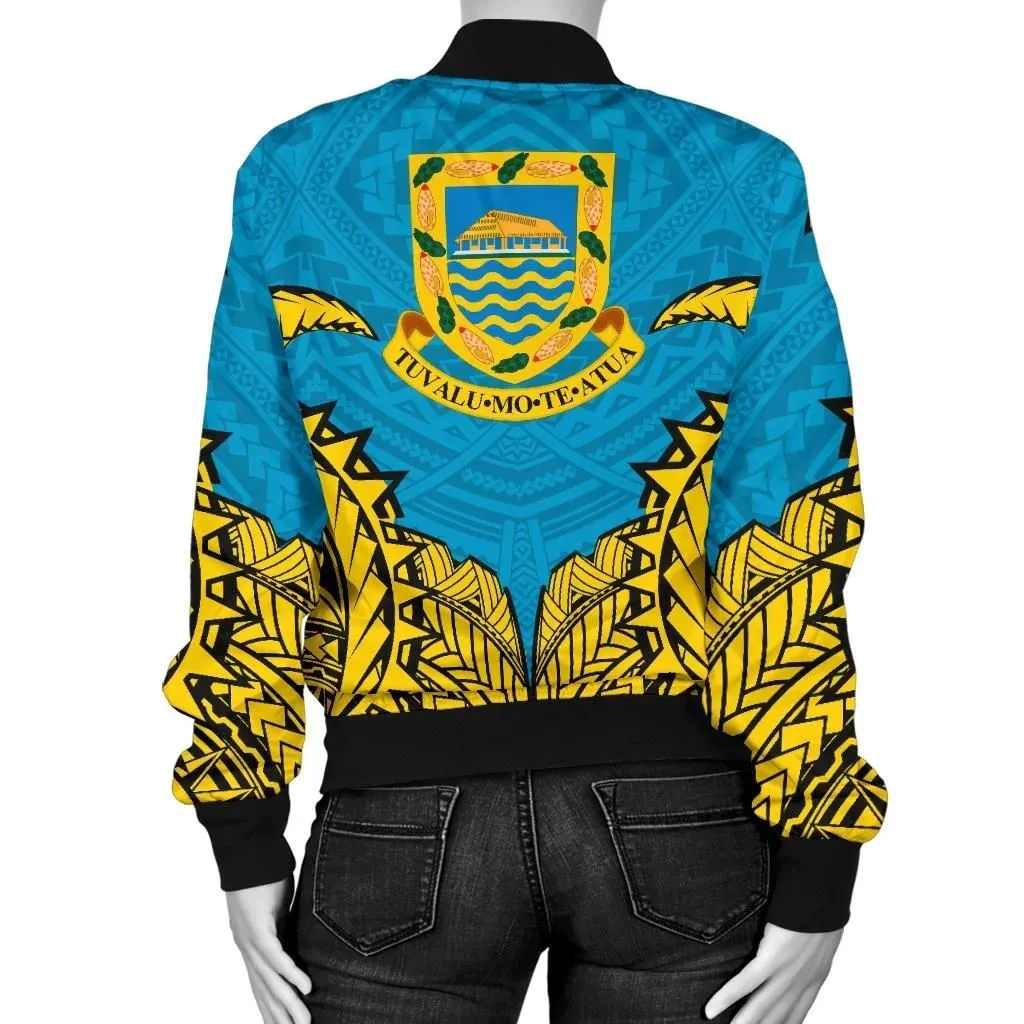 Tuvalu Premium Women's Bomber Jacket A7