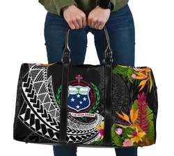 Samoa Travel Bag - Seal Spiral Polynesian Patterns