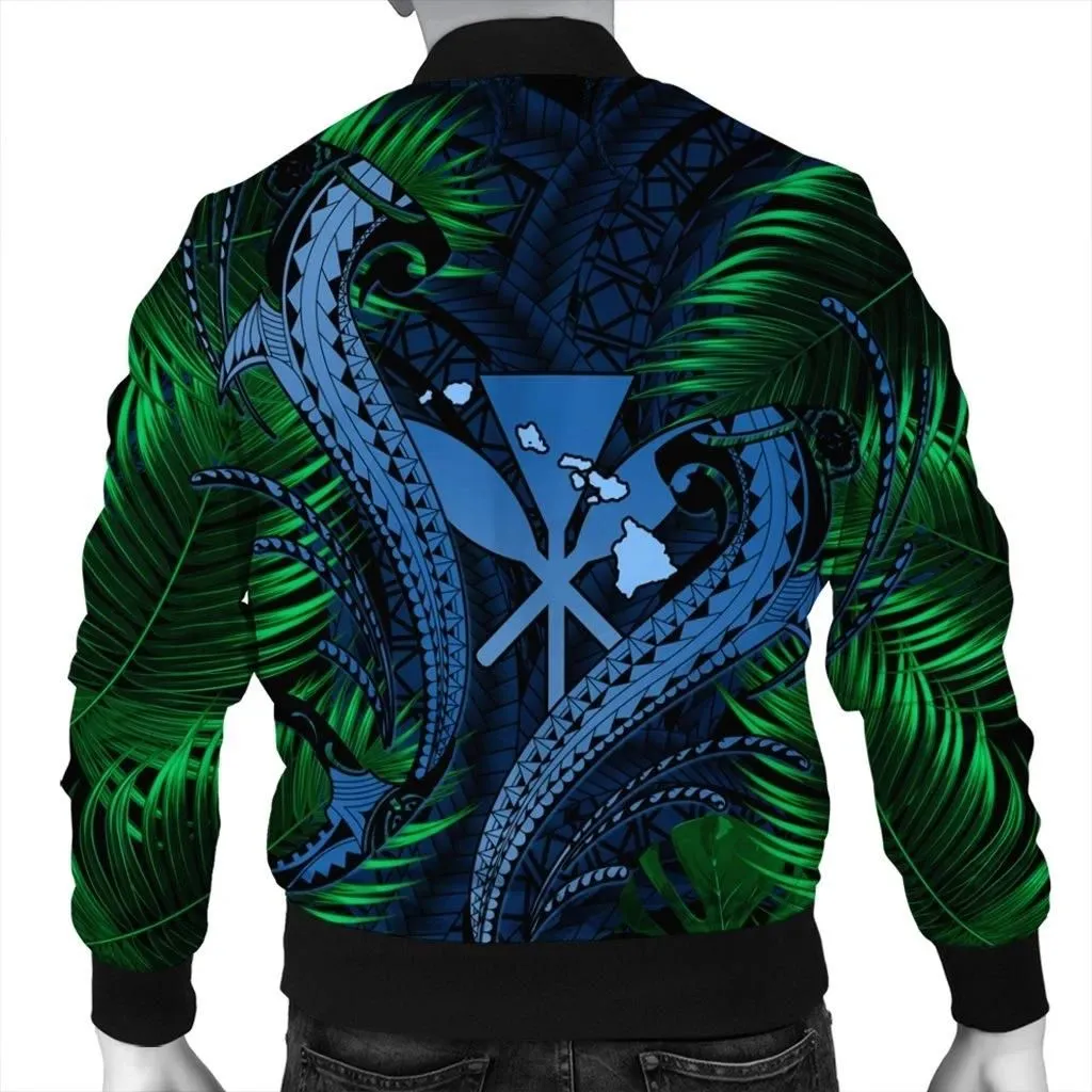 Alohawaii Jacket - Hawaii Shark Polynesian Tropical Bomber Jacket - Pastel - AH - J4R
