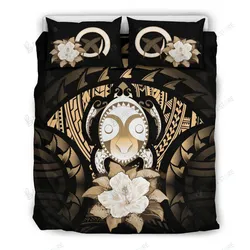 Vanuatu Gold  Hibiscus Bedding Set Bedroom Decor