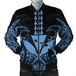 FamilyGater Jacket - Hawaii Polynesian Kanaka Kakau Bomber Jacket - Alan Style Pastel - AH - J4R