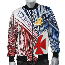 (Custom Personalised) Wallis and Futuna Mens Bomber Jacket Polynesian Style LT16
