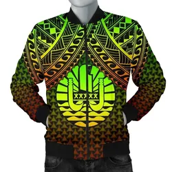 Alohawaii Jacket - Bomber Jacket Polynesian Tahiti Personalised - Reggae Vintage Polynesian Patterns - BN15