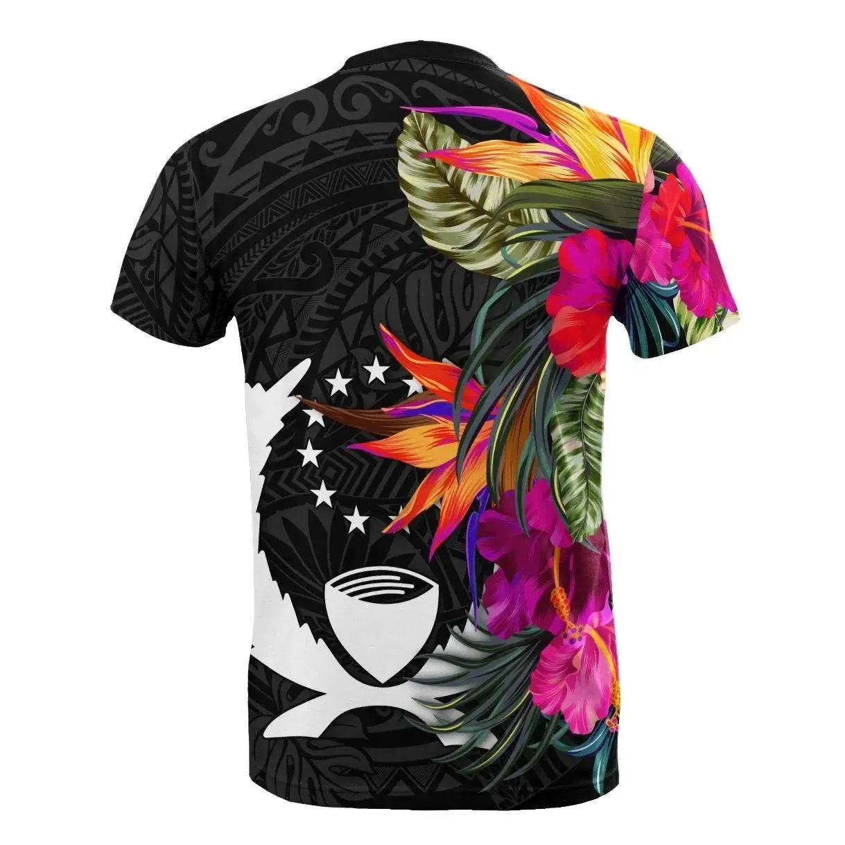 Alohawaii T-Shirt - Tee Pohnpei Micronesian - Hibiscus Pattern - BN39