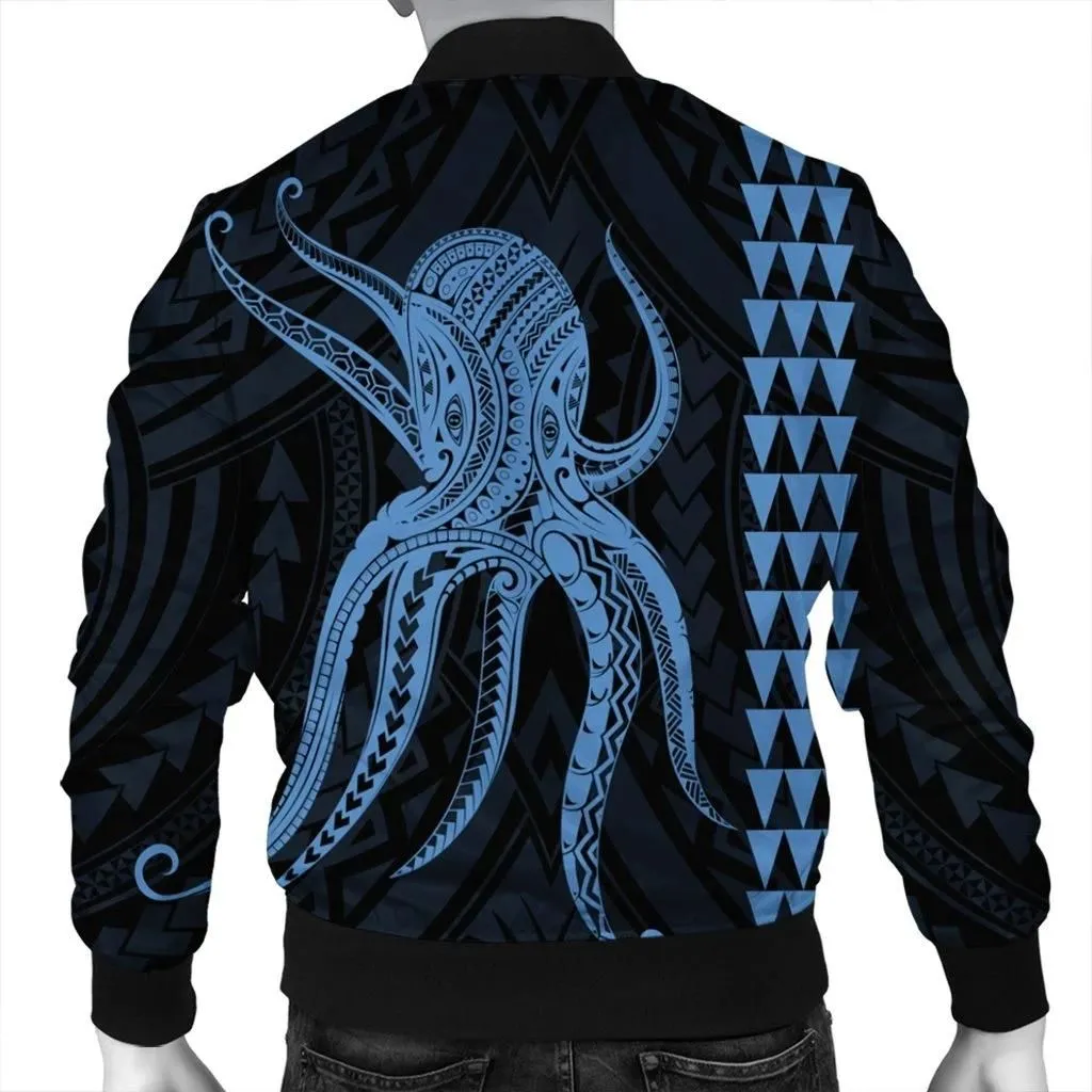 Alohawaii Jacket - Hawaii Octopus KaKau Polynesian Bomber Jacket - Pastel - AH - J4R