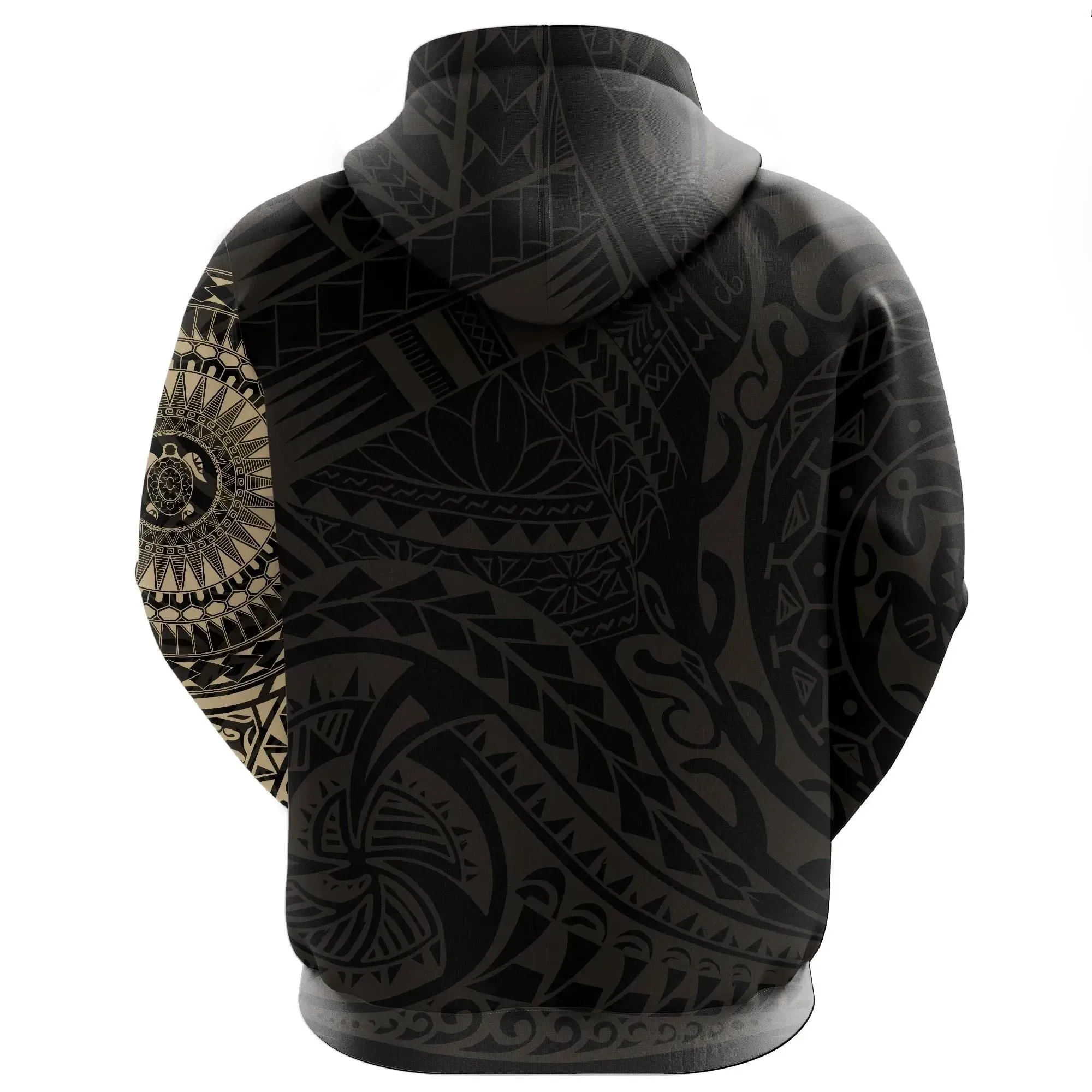 Hawaii Hoodie, Polynesian Turtle Tattoo All Over Print Hoodie A7