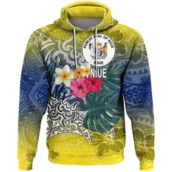 Alohawaii Clothing - Niue Style Polynesian Tattoo Hoodie A94