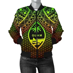FamilyGater Jacket - Bomber Jacket Polynesian Guam Personalised - Reggae Vintage Polynesian Patterns - BN15