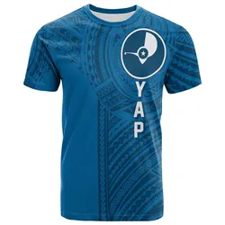 (Custom Personalised) FSM Yap Micronesian Pattern T Shirt Tattoo Style LT7