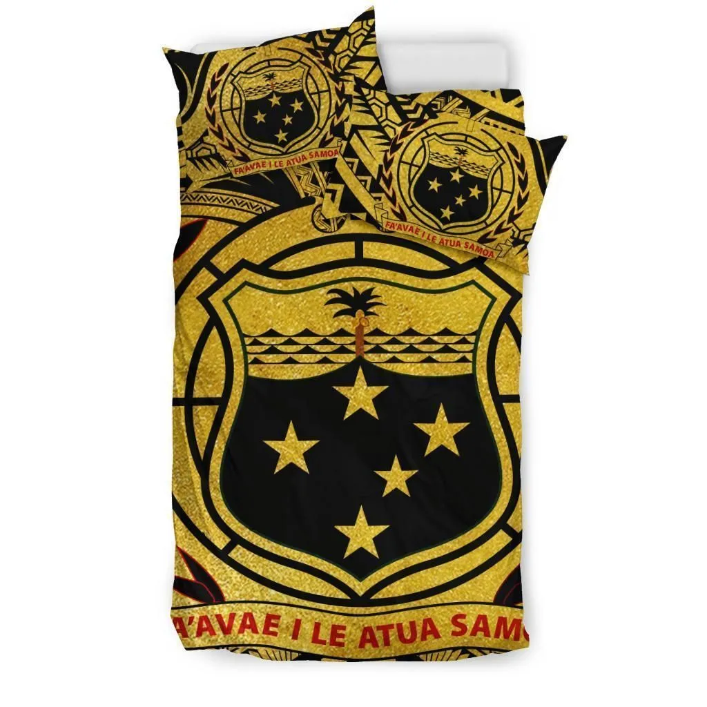 Samoa Coat Of Arm Bedding Set Bedroom Decor