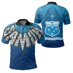 Alohawaii Shirt - Polo Shirt Samoa Polynesian Coat Of Arm - J4