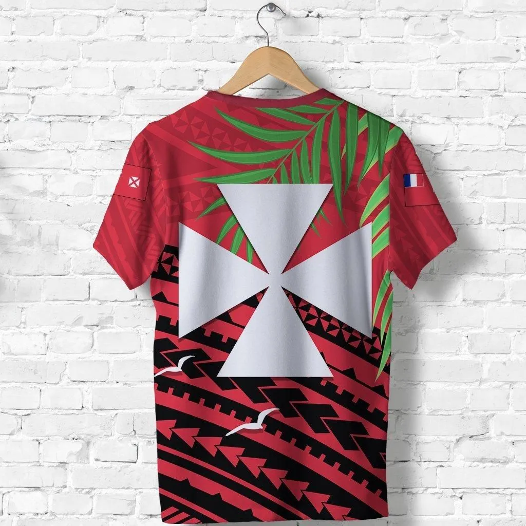 Wallis and Futuna Rugby T shirt Coconut Leaves
