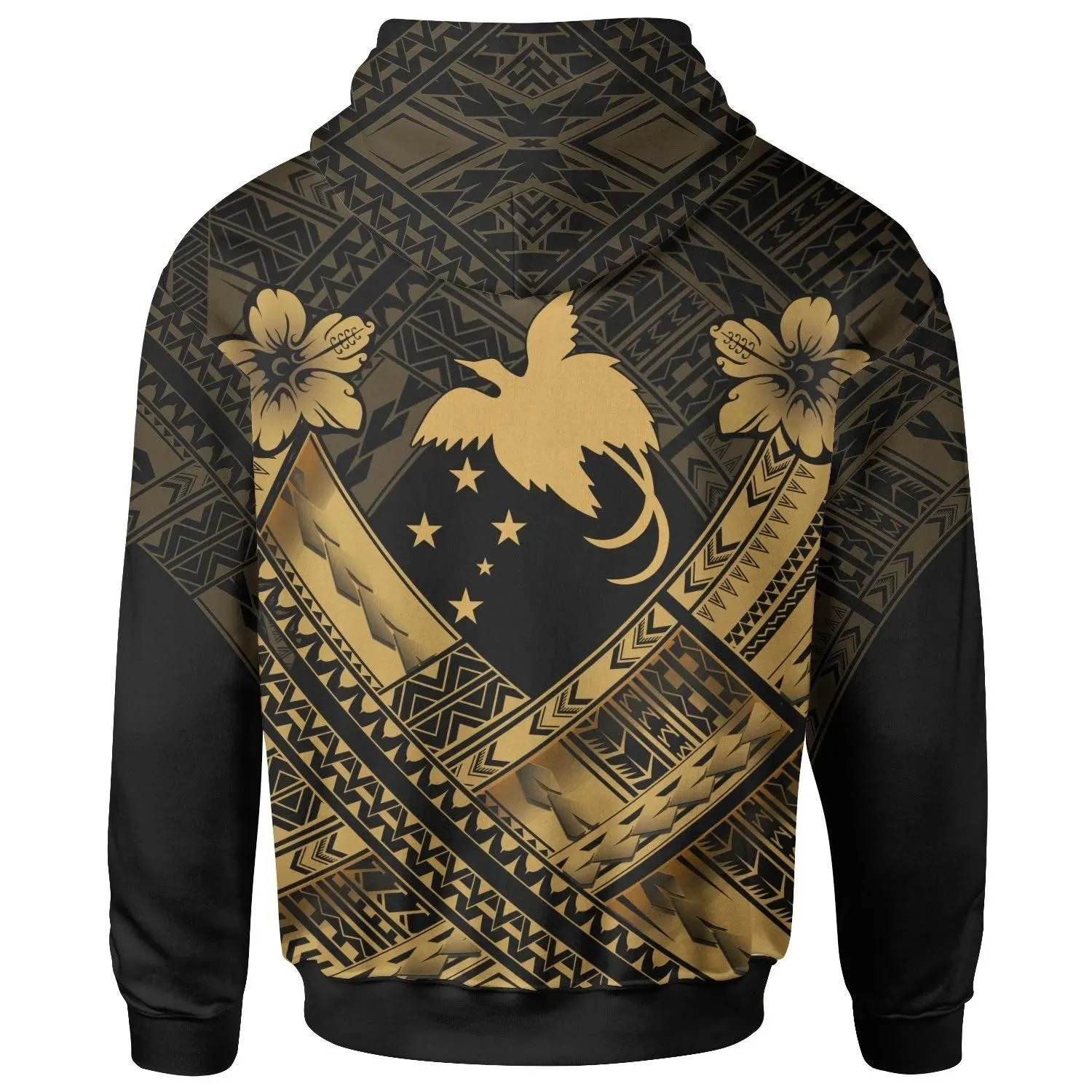Papua New Guiae Polynesian Hoodie - Papua New Guiae Gold Seal Camisole Hibiscus Style - BN18