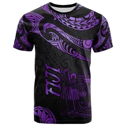 Fiji Polynesian T-Shirt - Poly Tattoo Purple Version