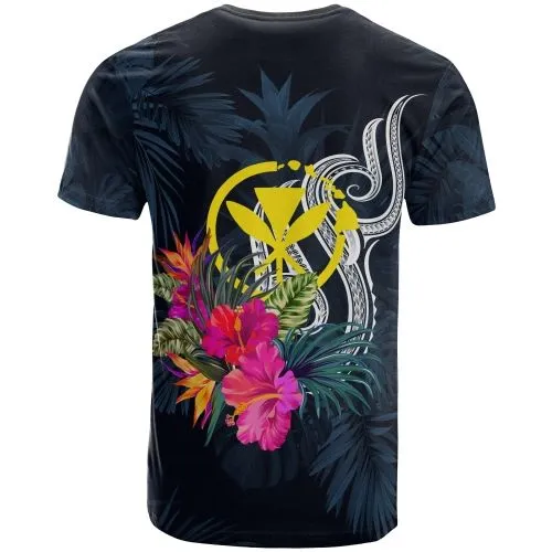 Hawaii Polynesian T-shirt - Tropical Flower