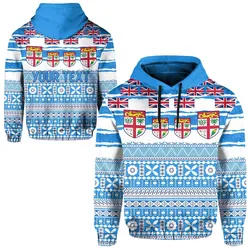(Custom Personalised) Fiji Polynesian Hoodie Fijian Tropical Flowers LT13