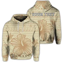 Alohawaii Hoodie - (Personalised) Hawaii Hibiscus Plumeria Kanaka Polynesian Vintage Hoodie - AH - J4R