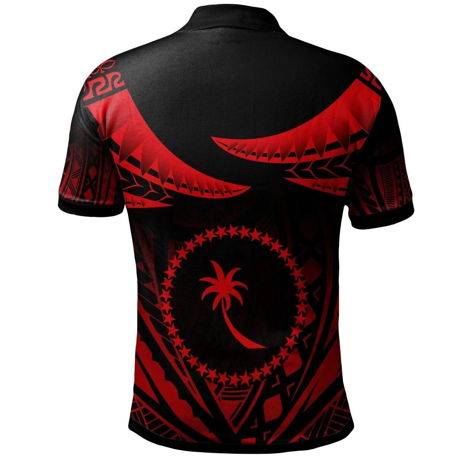 Chuuk Polo Shirt - Polynesian Tribal Tattoo