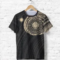 Marshall Islands In My Heart Micronesia Tattoo Style T-Shirt A7