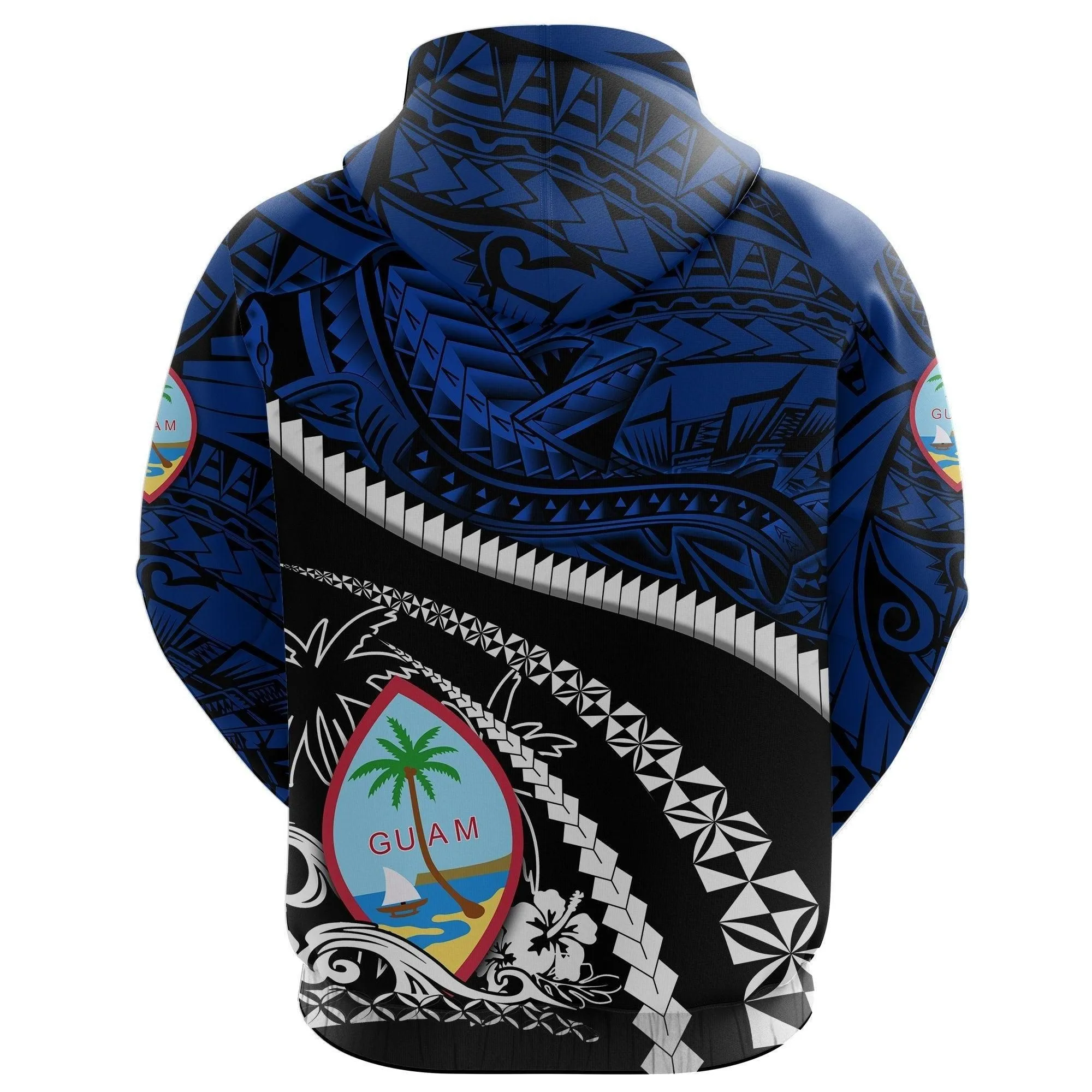 Guam Hoodie Polynesian Shark Tattoo