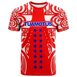 Tuamotu Archipelago Tribal Tattoo French Polynesia T shirt LT12